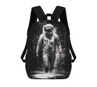 sinyumoney Mochila Infantil, Mochila In The Shadow of The Stars Impresa En 3D, Mochila Para Niños Y Niñas, Mochila Escolar Ligera Y Ajustable De 17 Pulgadas Para La Escuela Primaria 17inch