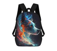 sinyumoney Mochila Infantil, Mochila Jack Russell Terrier Dog Impresa En 3D, Mochila Para Niños Y Niñas, Mochila Escolar Ligera Y Ajustable De 17 Pulgadas Para La Escuela Primaria 17inch
