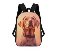 sinyumoney Mochila Infantil, Mochila Labrador Dog Impresa En 3D, Mochila Para Niños Y Niñas, Mochila Escolar Ligera Y Ajustable De 17 Pulgadas Para La Escuela Primaria 17inch