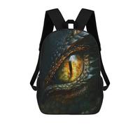 sinyumoney Mochila Infantil, Mochila The Eye Of The Dragon Impresa En 3D, Mochila Para Niños Y Niñas, Mochila Escolar Ligera Y Ajustable De 17 Pulgadas Para La Escuela Primaria 17inch