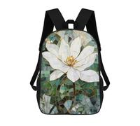 sinyumoney Mochila Infantil Mosaic Kentsugi Art Mochila Escolar 3D Mochila Escolar Para Niños Mochilas Escolares Mochila De Moda Con Bolsillo Bolsas Para Libros 17inch