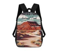 sinyumoney Mochila Infantil Petrified Forest National Park Mochila Escolar 3D Mochila Escolar Para Niños Mochilas Escolares Mochila De Moda Con Bolsillo Bolsas Para Libros 17inch