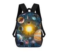 sinyumoney Mochila Infantil, Planetary Odyssey in Space Mochila Escolar De Gran Capacidad Para Estudiantes, Mochila Para Libros, Mochila Para Niños, Niñas, Adultos Y Adolescentes 17inch