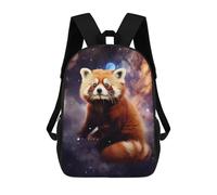 sinyumoney Mochila Infantil, Red Panda in Space Mochila Escolar De Gran Capacidad Para Estudiantes, Mochila Para Libros, Mochila Para Niños, Niñas, Adultos Y Adolescentes 17inch