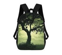 sinyumoney Mochila Infantil Silhouetted Bird on Tree Mochila Escolar 3D Mochila Escolar Para Niños Mochilas Escolares Mochila De Moda Con Bolsillo Bolsas Para Libros 17inch