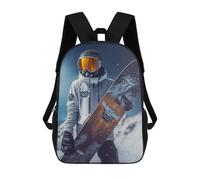 sinyumoney Mochila Infantil, Snowboarder in Action -8 Mochila Escolar De Gran Capacidad Para Estudiantes, Mochila Para Libros, Mochila Para Niños, Niñas, Adultos Y Adolescentes 17inch