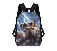 sinyumoney Mochila Infantil Spider Lightning Mochila Escolar 3D Mochila Escolar Para Niños Mochilas Escolares Mochila De Moda Con Bolsillo Bolsas Para Libros 17inch