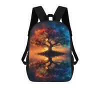 sinyumoney Mochila Infantil Spiritual Tree of Life Mochila Escolar 3D Mochila Escolar Para Niños Mochilas Escolares Mochila De Moda Con Bolsillo Bolsas Para Libros 17inch