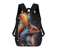 sinyumoney Mochila Infantil The Nimble Squirrel Mochila Escolar 3D Mochila Escolar Para Niños Mochilas Escolares Mochila De Moda Con Bolsillo Bolsas Para Libros 17inch