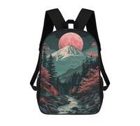 sinyumoney Mochila Infantil Vintage Asian Landscape Para Niños Y Niñas, Mochila De Viaje Para Niños, Mochila Escolar Para Adolescentes 17inch