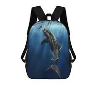sinyumoney Mochila Infantil Whale Shark Mochila Escolar 3D Mochila Escolar Para Niños Mochilas Escolares Mochila De Moda Con Bolsillo Bolsas Para Libros 17inch