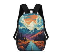 sinyumoney Mochila Infantil, Wild Nature Mochila Escolar De Gran Capacidad Para Estudiantes, Mochila Para Libros, Mochila Para Niños, Niñas, Adultos Y Adolescentes 17inch