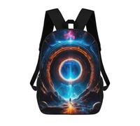 sinyumoney Mochila Informal Para Exteriores Impresa En 3D 17inch Mochila Escolar Infantil Linda Para Viajes Fantasy Spaceship Bolsos Infantiles Informales De Moda Para Niños De Primaria