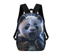 sinyumoney Mochila Informal Para Exteriores Impresa En 3D 17inch Mochila Escolar Infantil Linda Para Viajes Panda Lightning Bolsos Infantiles Informales De Moda Para Niños De Primaria
