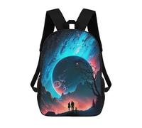 sinyumoney Mochila Informal Para Exteriores Impresa En 3D 17inch Mochila Escolar Infantil Linda Para Viajes Voyagers of The Night Bolsos Infantiles Informales De Moda Para Niños De Primaria