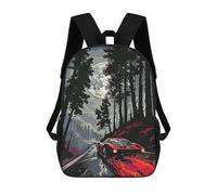 sinyumoney Mochila Informal Para Exteriores Impresa En 3D 17inch Mochila Escolar Infantil Linda Para Viajes The Wild Ride Bolsos Infantiles Informales De Moda Para Niños De Primaria