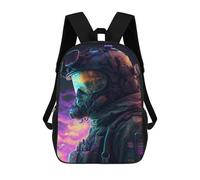 sinyumoney Mochila Informal Para Exteriores Impresa En 3D 17inch Mochila Escolar Infantil Linda Para Viajes Air Force Pilot Bolsos Infantiles Informales De Moda Para Niños De Primaria