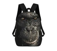 sinyumoney Mochila Informal Para Exteriores Impresa En 3D 17inch Mochila Escolar Infantil Linda Para Viajes Great KingKong Bolsos Infantiles Informales De Moda Para Niños De Primaria