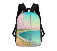 sinyumoney Mochila Informal Para Exteriores Impresa En 3D 17inch Mochila Escolar Infantil Linda Para Viajes The Washington Monument Bolsos Infantiles Informales De Moda Para Niños De Primaria
