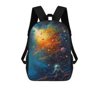 sinyumoney Mochila Informal Para Exteriores Impresa En 3D 17inch Mochila Escolar Infantil Linda Para Viajes The Beauty of Space Bolsos Infantiles Informales De Moda Para Niños De Primaria