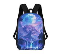 sinyumoney Mochila Informal Para Exteriores Impresa En 3D 17inch Mochila Escolar Infantil Linda Para Viajes Heart of The Sacred Forest Bolsos Infantiles Informales De Moda Para Niños De Primaria