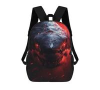 sinyumoney Mochila Informal Para Exteriores Impresa En 3D 17inch Mochila Escolar Infantil Linda Para Viajes Inferno Eyes of The Shark Bolsos Infantiles Informales De Moda Para Niños De Primaria