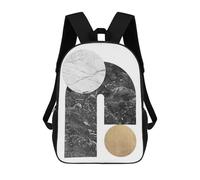 sinyumoney Mochila Informal Para Exteriores Impresa En 3D 17inch Mochila Escolar Infantil Linda Para Viajes Collage of Textures 13 Bolsos Infantiles Informales De Moda Para Niños De Primaria