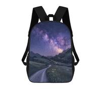 sinyumoney Mochila Informal Para Exteriores Impresa En 3D 17inch Mochila Escolar Infantil Linda Para Viajes Path to The Stars Bolsos Infantiles Informales De Moda Para Niños De Primaria