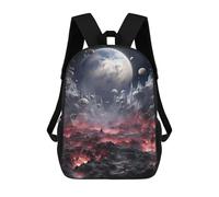 sinyumoney Mochila Informal Para Exteriores Impresa En 3D 17inch Mochila Escolar Infantil Linda Para Viajes Robotic Universe Bolsos Infantiles Informales De Moda Para Niños De Primaria