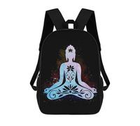 sinyumoney Mochila Informal Para Exteriores Impresa En 3D 17inch Mochila Escolar Infantil Linda Para Viajes 30 Quotes Yoga 30 Bolsos Infantiles Informales De Moda Para Niños De Primaria