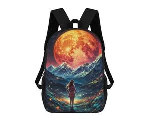 sinyumoney Mochila Informal Para Exteriores Impresa En 3D 17inch Mochila Escolar Infantil Linda Para Viajes Starlight Dream Bolsos Infantiles Informales De Moda Para Niños De Primaria