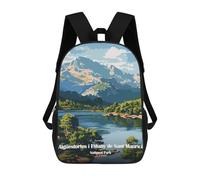 sinyumoney Mochila Para Niñas Aigüestortes I Estany De Sant Maurici Mochila Escolar Impresa En 3D Para Niños Mochila Informal De Día Mochila Ligera Para Estudiantes De Secundaria 17inch