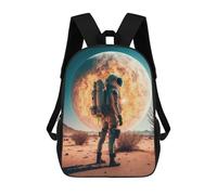 sinyumoney Mochila Para Niñas Astronaut on Mars -5 Mochila Escolar Impresa En 3D Para Niños Mochila Informal De Día Mochila Ligera Para Estudiantes De Secundaria 17inch