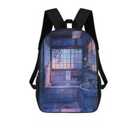 sinyumoney Mochila Para Niñas Bathroom Japan Painting Mochila Escolar Impresa En 3D Para Niños Mochila Informal De Día Mochila Ligera Para Estudiantes De Secundaria 17inch