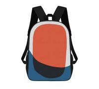 sinyumoney Mochila Para Niñas Blue And Red IV Mochila Escolar Impresa En 3D Para Niños Mochila Informal De Día Mochila Ligera Para Estudiantes De Secundaria 17inch