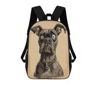 sinyumoney Mochila Para Niñas Cane Corso Caricature Mochila Escolar Impresa En 3D Para Niños Mochila Informal De Día Mochila Ligera Para Estudiantes De Secundaria 17inch