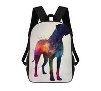 sinyumoney Mochila Para Niñas Cane Corso Silhouette Mochila Escolar Impresa En 3D Para Niños Mochila Informal De Día Mochila Ligera Para Estudiantes De Secundaria 17inch