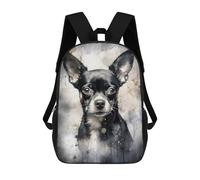 sinyumoney Mochila Para Niñas Chihuahua Tiny And Mighty Mochila Escolar Impresa En 3D Para Niños Mochila Informal De Día Mochila Ligera Para Estudiantes De Secundaria 17inch