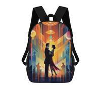sinyumoney Mochila Para Niñas City Lights Romance Mochila Escolar Impresa En 3D Para Niños Mochila Informal De Día Mochila Ligera Para Estudiantes De Secundaria 17inch