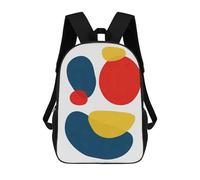 sinyumoney Mochila Para Niñas Colorful Geometric 21 Mochila Escolar Impresa En 3D Para Niños Mochila Informal De Día Mochila Ligera Para Estudiantes De Secundaria 17inch