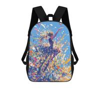 sinyumoney Mochila Para Niñas Colorful Woman Dancing Mochila Escolar Impresa En 3D Para Niños Mochila Informal De Día Mochila Ligera Para Estudiantes De Secundaria 17inch