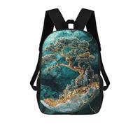 sinyumoney Mochila Para Niñas Crystal Realm Bonsai Tree Mochila Escolar Impresa En 3D Para Niños Mochila Informal De Día Mochila Ligera Para Estudiantes De Secundaria 17inch