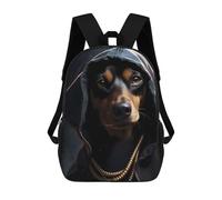 sinyumoney Mochila Para Niñas Dachshund Cool Mochila Escolar Impresa En 3D Para Niños Mochila Informal De Día Mochila Ligera Para Estudiantes De Secundaria 17inch