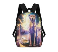 sinyumoney Mochila Para Niñas Deity of The Desert Mochila Escolar Impresa En 3D Para Niños Mochila Informal De Día Mochila Ligera Para Estudiantes De Secundaria 17inch