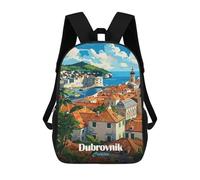 sinyumoney Mochila Para Niñas Dubrovnik, Croatia Travel Mochila Escolar Impresa En 3D Para Niños Mochila Informal De Día Mochila Ligera Para Estudiantes De Secundaria 17inch