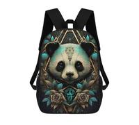 sinyumoney Mochila Para Niñas Enchanted Panda Portrait Mochila Escolar Impresa En 3D Para Niños Mochila Informal De Día Mochila Ligera Para Estudiantes De Secundaria 17inch
