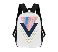 sinyumoney Mochila Para Niñas Geometric Art 3 Mochila Escolar Impresa En 3D Para Niños Mochila Informal De Día Mochila Ligera Para Estudiantes De Secundaria 17inch