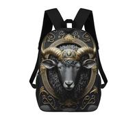 sinyumoney Mochila Para Niñas Golden Horned Majesty Mochila Escolar Impresa En 3D Para Niños Mochila Informal De Día Mochila Ligera Para Estudiantes De Secundaria 17inch