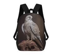 sinyumoney Mochila Para Niñas Gyrfalcon Oil Paint Mochila Escolar Impresa En 3D Para Niños Mochila Informal De Día Mochila Ligera Para Estudiantes De Secundaria 17inch