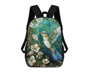 sinyumoney Mochila Para Niñas Hummingbird Kintsugi Art Mochila Escolar Impresa En 3D Para Niños Mochila Informal De Día Mochila Ligera Para Estudiantes De Secundaria 17inch